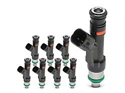 Fuel Injectors; Set of 8; Black (2004 5.4L F-150)