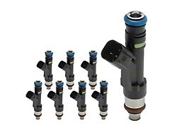 Fuel Injectors; Set of 8; Black (21-24 5.0L F-150)