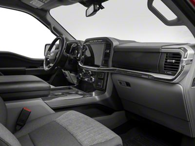 Full Dash Trim Kit; Real Carbon Fiber Finish (21-25 F-150 w/ Bucket Seats)