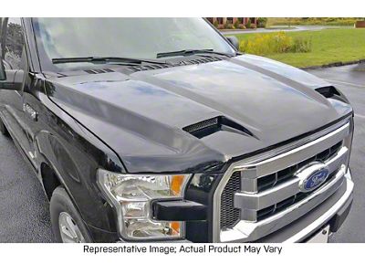 Functional Ram Air Hood; Blue Flame (15-20 F-150, Excluding Raptor)