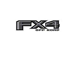 FX4 Decal; Black/Gray (15-25 F-150)