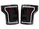 G2 LED Tail Lights; Black Housing; Clear Lens (15-17 F-150 w/ Factory Halogen Non-BLIS Tail Lights)