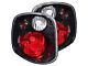 G2 Tail Lights; Carbon Housing; Clear Lens (01-03 F-150 Flareside)