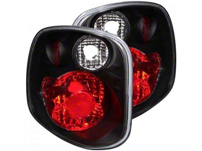 G2 Tail Lights; Black Housing; Clear Lens (97-00 F-150 Flareside)