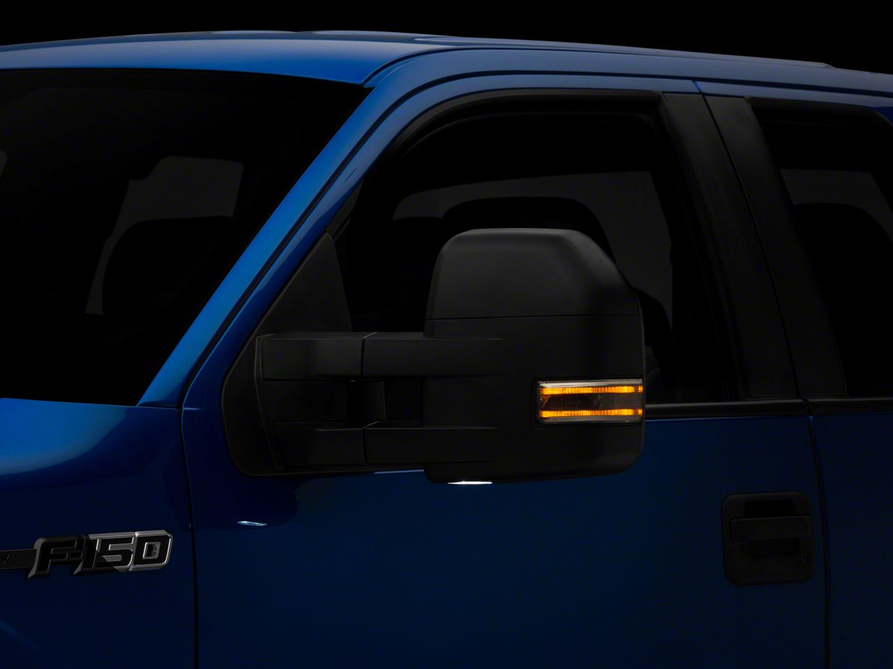ONE MIRROR DAMAGED** AERDM Towing Mirrors Compatible with Ford F150