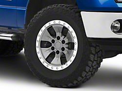 Gen2 Raptor Beadlock Style Charcoal 6-Lug Wheel; 17x8.5; 34mm Offset (09-14 F-150)