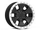 Gen2 Raptor Beadlock Style Matte Black 6-Lug Wheel; 17x8.5; 34mm Offset (04-08 F-150)