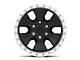 Gen2 Raptor Beadlock Style Matte Black 6-Lug Wheel; 17x8.5; 34mm Offset (09-14 F-150)