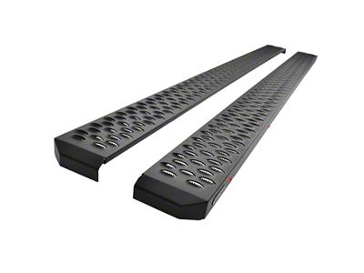 Westin Grate Steps Running Boards; Textured Black (15-24 F-150 SuperCrew)