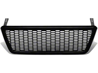 Grill; Honeycomb Mesh Style; Black (04-08 F-150)