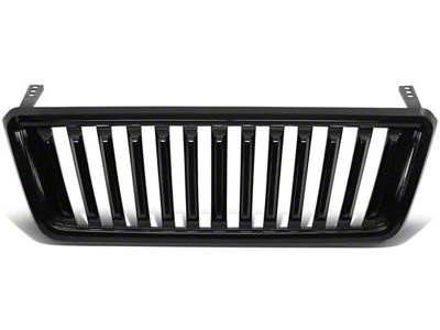Grill; Badgeless Fence Style; Black (04-08 F-150)
