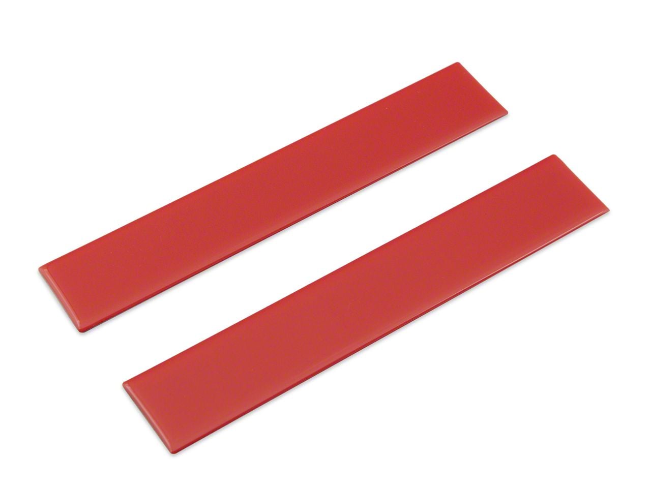 thumbnail image 2 of Gloss Race Red Grille Insert Trim For 2021-2023 Ford F-150 XL/XLT - Paste-On Hood Accents (2-Piece Set) 2 of 3