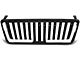 Vertical Fence Style Upper Replacement Grille with LED Bar; Gloss Black (04-08 F-150)