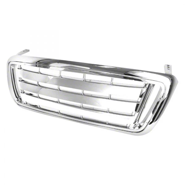 Billet Style Upper Replacement Grille; Chrome (04-08 F-150)