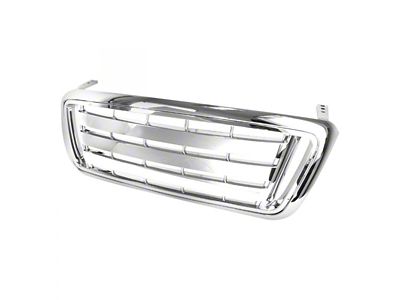 Billet Style Upper Replacement Grille; Chrome (04-08 F-150)