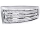 Round Hole Upper Replacement Grille; Chrome (09-14 F-150, Excluding Raptor)
