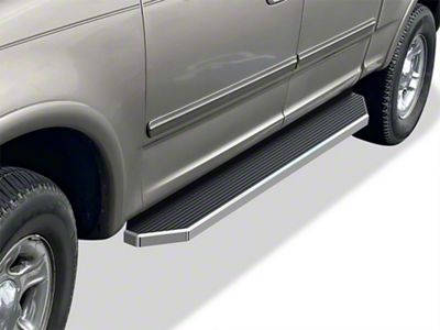H-Style Running Boards; Black (01-03 F-150 SuperCrew)