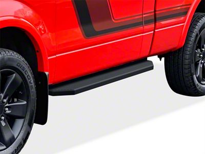 H-Style Running Boards; Black (09-14 F-150 Regular Cab)