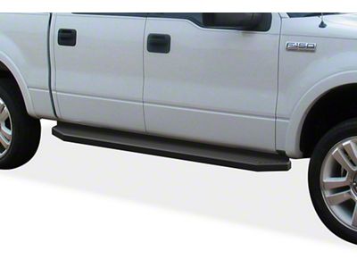 H-Style Running Boards; Black (04-08 F-150 SuperCrew)