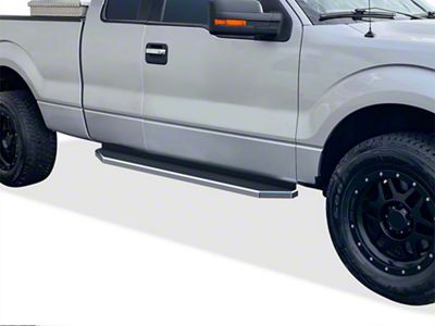 H-Style Running Boards; Polished (04-08 F-150 Regular Cab)