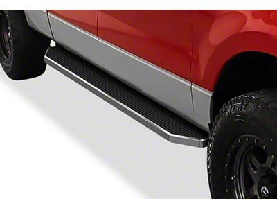 H-Style Running Boards; Polished (01-03 F-150 SuperCrew)