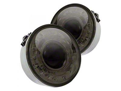 Halo Projector Fog Lights; Smoked (06-10 F-150, Excluding Raptor)