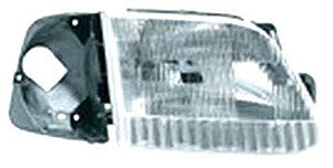 Replacement Halogen Headlight; Chrome Housing; Clear Lens; Passenger Side (97-03 F-150)