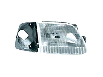 Replacement Halogen Headlight; Chrome Housing; Clear Lens; Passenger Side (97-03 F-150)