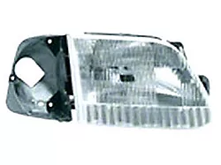 Replacement Halogen Headlight; Chrome Housing; Clear Lens; Passenger Side (97-03 F-150)