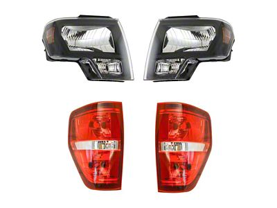 Halogen Headlights and Tail Light Set (09-14 F-150 w/ Factory Halogen Headlights)