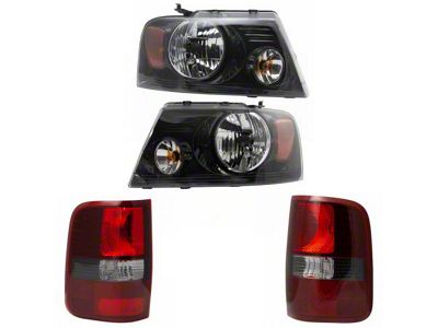 Harley Davidson Edition Headlight and Tail Light Set (06-08 F-150 Styleside)