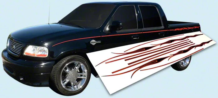 F-150 Harley Davision Edition Stripe Kit; Orange (2000 F-150 F-150 Harley Davision Edition Stripe Kit; Orange (2000 F-150