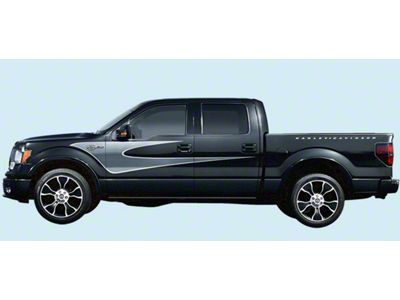 Harley Davision Edition Stripe Kit; Charcoal (2012 F-150 Harley Davidson)