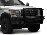 HD Replacement Front Bumper with Receiver Hitch; Semi-Gloss Black (09-14 F-150)