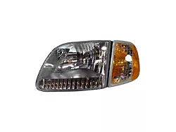 Replacement Headlight Combination Assembly; Driver Side (1997 F-150)
