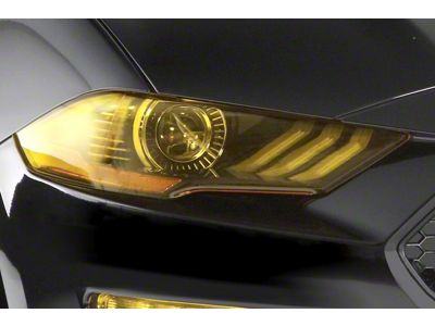 Headlight Covers; Transparent Yellow (04-08 F-150)