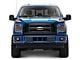 LED DRL Headlights with Clear Corner Lights; Chrome Housing; Smoked Lens (15-17 F-150 w/ Factory Halogen Headlights)