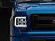 LED DRL Quad Projector Headlights with Clear Corner Lights; Chrome Housing; Smoked Lens (09-14 F-150 w/ Factory Halogen Headlights)