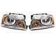 Factory Style Headlights with Amber Corner Lights; Chrome Housing; Clear Lens (04-08 F-150)