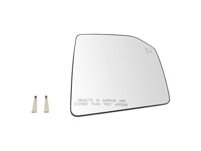 Heated Blind Spot Detection Mirror Glass; Passenger Side (15-17 F-150)