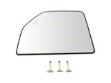 Heated Blind Spot Detection Upper Towing Mirror Glass; Driver Side (15-18 F-150)