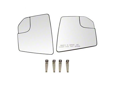 Heated Mirror Glass; Driver and Passenger Side (15-17 F-150)