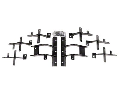 Hex Series Wheel to Wheel Side Step Bars Mounting Bracket Kit (15-25 F-150)