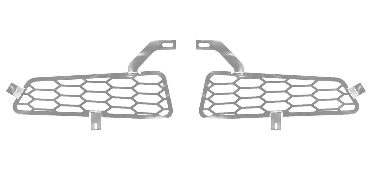 Putco Hex Style Lower Bumper Grille Insert; Polished (17-20 F-150 Raptor)