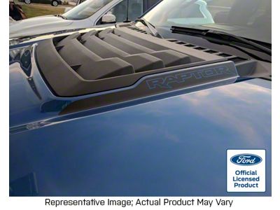 Hood Cowl Decals; Carbon Fiber (17-20 F-150 Raptor)