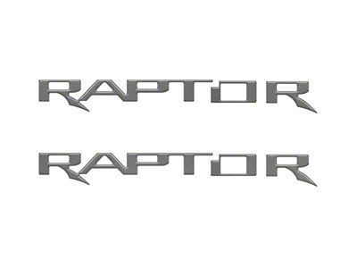 Hood Cowl Letter Inserts; Magnetic (21-25 F-150 Raptor)