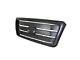 Horizontal Upper Replacement Grille; Matte Black (04-08 F-150)