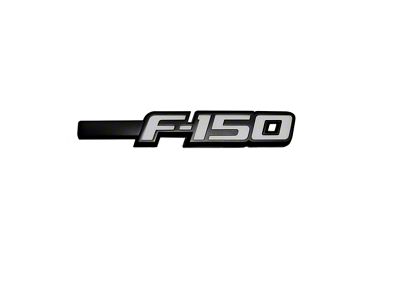 Illuminated 2-Piece Emblems; Black Chrome (09-14 F-150, Excluding Raptor)