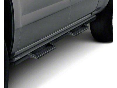 Impact Side Step Bars; Black (15-25 F-150 SuperCab)