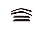 In-Channel Ventvisor Window Deflectors; Front and Rear; Dark Smoke (01-03 F-150 SuperCrew)